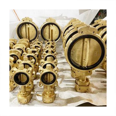 China General Gold Supplier Thick Aluminum Butterfly Valves PN 16 Dn100 Nbr For Groundwate for sale