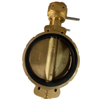 China Midline JIS General Marine Valve Aluminum Bronze C95800 3 4 6 8 ISO BS DIN ATSM Marine Butterfly Valve for sale