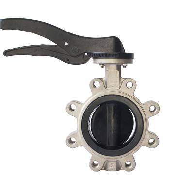 China General Chinese Professional Stainless Steel Handle Butterfly Valve Marine Type Price List for sale