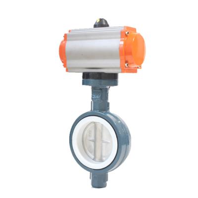 China General Made In China High Quality Carbon Steel PTFE Pneumatic Valve Butterfly for sale