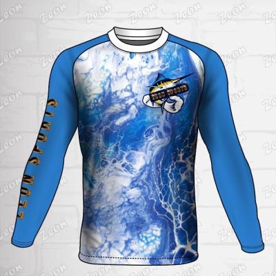 China New Designs Antibacterial UV Protection Sublimation Custom High Quality Long Sleeve Fishing Shirt for sale