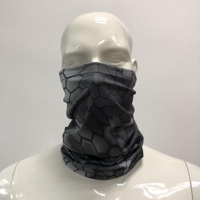 China Custom Breathable 100% Polyester OEM Service Kryptek Camouflage Design UPF 50+ Bandana Neck Cuff Polishes Scarf Tube Headbands for sale