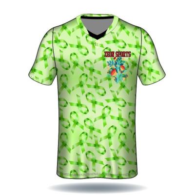 China Anti-Shrink China Manufacturing Custom Design Comfortable Anti-UV Sports Ribbon Short Sleeve T-Shirts for sale