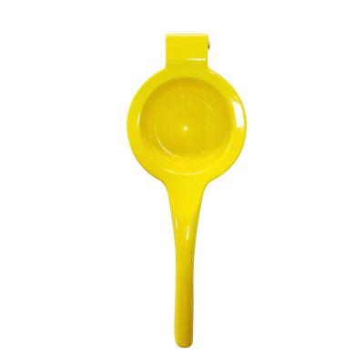 China Viable Fruit Metal Aluminum Alloy Free Sample Manual Lime Squeezer Hand Extractor Citrus Juice Lemon Squeezer for sale