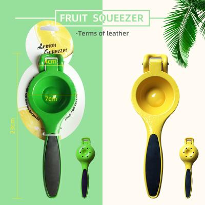 China Viable with Silicone Fruit Squeezer Hand Press Lemon Citrus Squeezer Lemon Lime Juicer Premium for sale