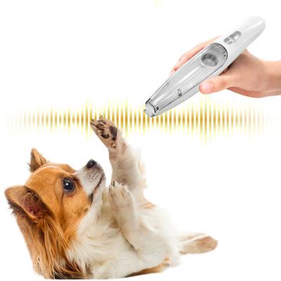 China 2023 Viable New Design Professional 2 in 1 LED Light Vacuum Pet Clipper Pet Hair Trimmer for sale