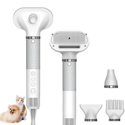 China Durable Multifunctional 4 in 1 Professional Pet Grooming Less Noise Styling Hair Brush Pet Hair Dryers for sale