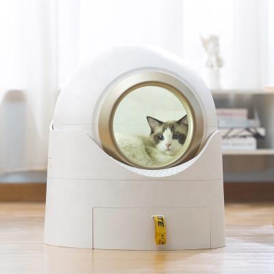 China Automatic Toilet Cat Litter Boxes de Cat Litter Box Self-Cleaning Smart de gatos de Cat Toliet caja de arena Para for sale