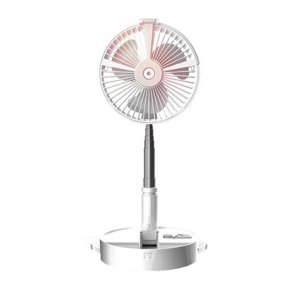 China Mini Foldable Fan Portable Floor Fan Rechargeable Battery Operated Height-Adjustable Exhaust Fan zu verkaufen