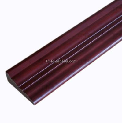 China Modern Fashion Solid Wood Heating Waterproof Floor Skirting Molding for sale