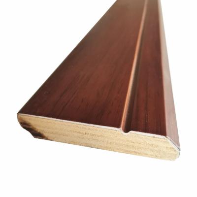 China Modern Multilayer Wood Skirting Veneered Skirting Board for sale