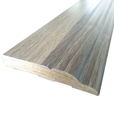 China Installed below wall MDF skirting profile for sale