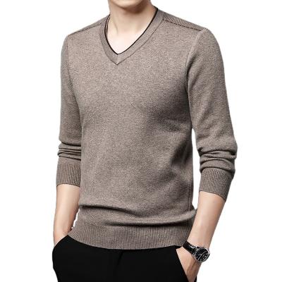 China Men's V-Neck Sweater Long Sleeve Anti-Pilling Sweater Men Sweater Jacket Men Fashion Slim Loose Plus Size Knitwear for sale