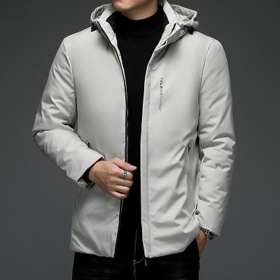 China 2021 Fashion Cotton Jacket Men's Cotton Clothing Anti-Wrinkle Solid Color Jacket Mens Casual Loose Hooded Thick Windproof Winter for sale