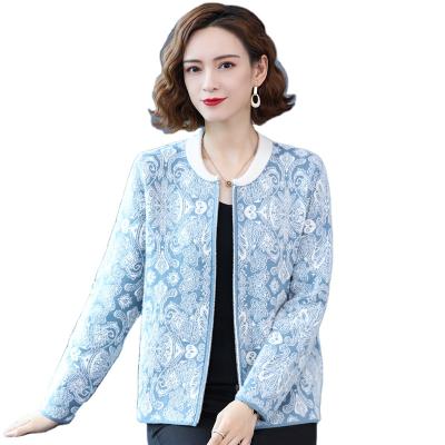 China Anti-wrinkle Autumn Winter Cardigan Sweater Women 2021 new long sleeve knitted sweater coat pattern psweater cardigan women long sleeve sweater for sale