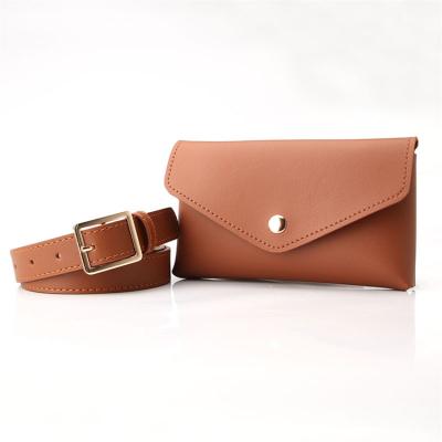 China Wholesale Leather Women's Waist Bag Sports Waist Bag PU Fashion Ladies Pussy Pouch Bag Anti-theft Waist Bag Waist Bag for sale