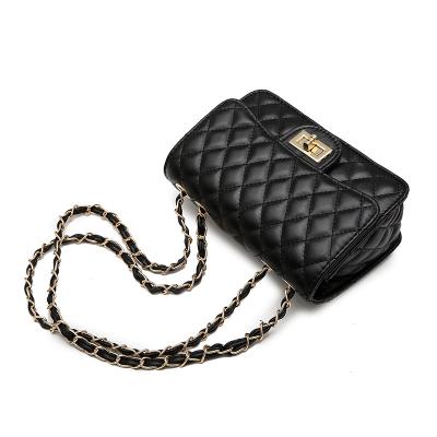 China Fashionable new fashion Korean fashion quilted PU single shoulder cross body bag for sale