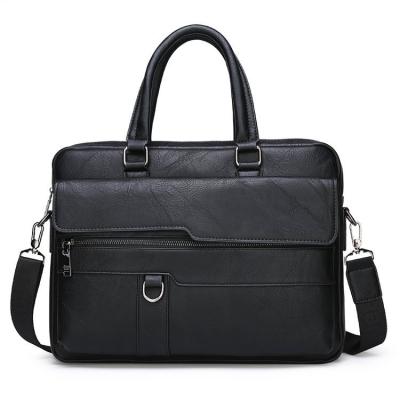 China Fashion Custom Luxury Men's Laptop Briefcase Briefcase Business Vintage Office Leather Handbags Men's Briefcases for sale