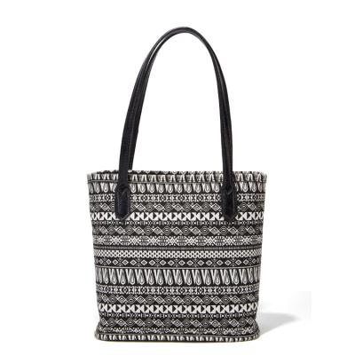 China Fashion summer new fashion printed loose women's canvas handbags women's tote bags with custom printed logo for sale