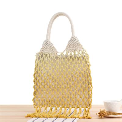 China Vintage New Arrival Summer Beach Women Tote Handwork Handbag Straw Bags Woven Rattan Bag for sale