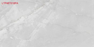 China Antibacterial Glazed Porcelain Stoneware Tile Light Grey Polished Matte Finish for sale