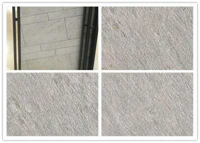 China Light Grey Glazed Porcelain Floor Tiles Thickness 10mm Scratch - Resistant for sale