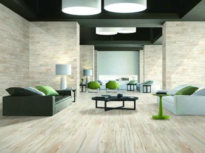 China Outdoor Wood Effect Porcelain Tiles , Wood Effect Porcelain Patio Tiles for sale