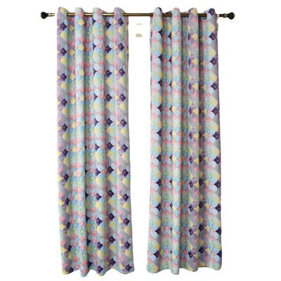 China Popular Printed Blackout Fabric Curtains For Bedroom Hotel Thermal Shade Curtains for sale