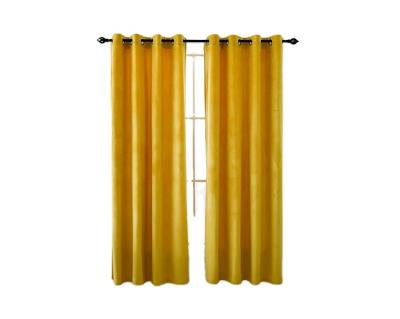 China Wholesale High Quality Monochrome Blackout Keqiao Pilou Curtains Bedroom Curtains for sale