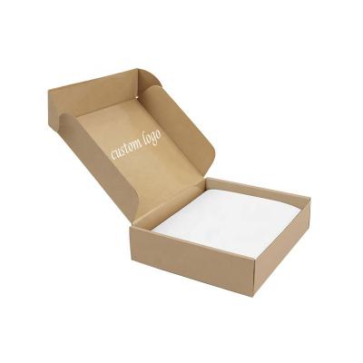 China Recyclable Wholesale Custom Printed Corrugated Packaging Eco Mailer Shipping Box With Logo for sale