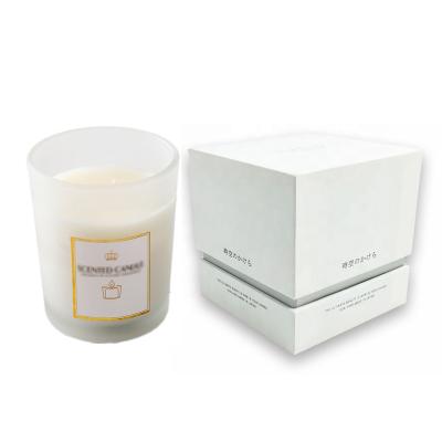 China Recyclable Luxury candle packaging box aromatherapy candle packaging box with lid for sale