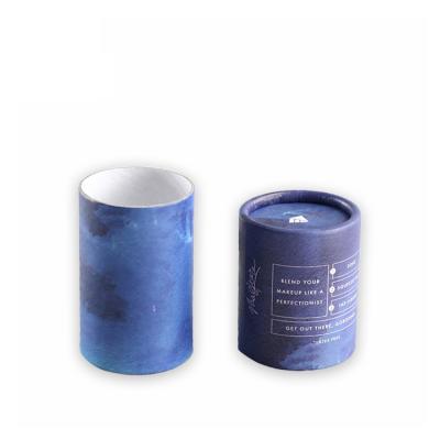 China Recyclable Customized luxury packaging rigid paper round tube candle box aromatherapy packing boxes for sale