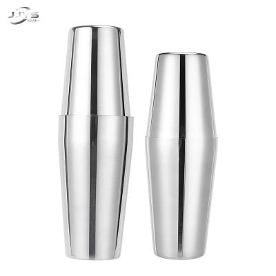 China Sustainable Wholesale Luxury Professional Bartender Bar Accessories Stainless Steel Tools Boston Metal Cocktail Shakers for sale