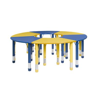 China Modern Cheap Indoor Preschool Classroom Study Small Room Child Price Table And Chair Set Kindergarten Kids Furniture Sets for sale