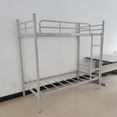 China Double Single Decker Kids Bunk Bed Metal Sale Size Dormitory Boarding Girls Kids Bedroom Furniture Cheap Durable Military Adults for sale