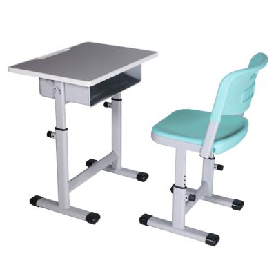 China Modern Commercial Home School Kids Chair Durbable School Furniture Table Student Desk for sale