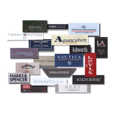 Chine Wholesale Custom Logo Clothing Woven Neck Label Woven Labels Viable For Garment à vendre