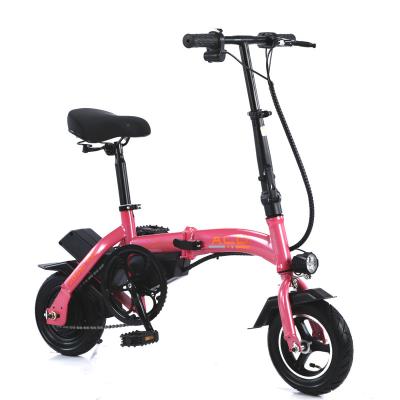 China Women's E-Bike Helped Drop Steel Shop Best Market Mini Bike Electrical Girl-Friendly Electric Bicycle In Town With Customizable Service for sale