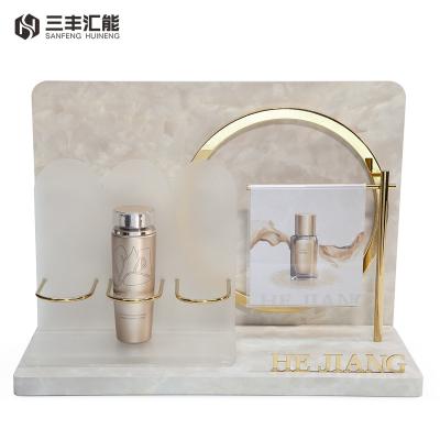 China Cosmetic Stores Show Customized Acrylic Cosmetic Display Stand Skin Care Cosmetic Display Set for sale