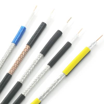 China Pure Copper Single Wire Video Line High Braided Surveillance Line Customized CCTV/VIDEO RG6 Coaxial Cable Meters for sale