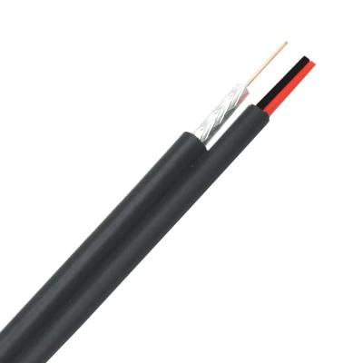 China cctv manufacturer coaxial cable RG6+2C power with bnc connector for cctv with CE ISO9001 for sale