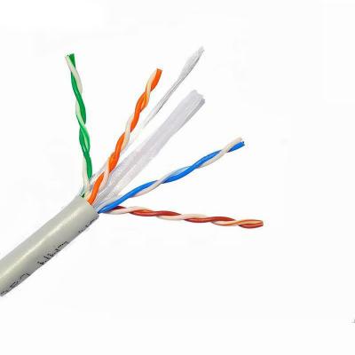 China PVC/PE/LZSH/ROHS 4Pair 23awg Bare Copper or CCA Access Box Utp Cat6 LAN Cable 305m 1000ft for sale