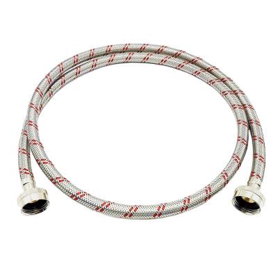 China Durable Flexible Washing Machine Inlet Briade Stainless Steel Water Hose Tube Hose for sale