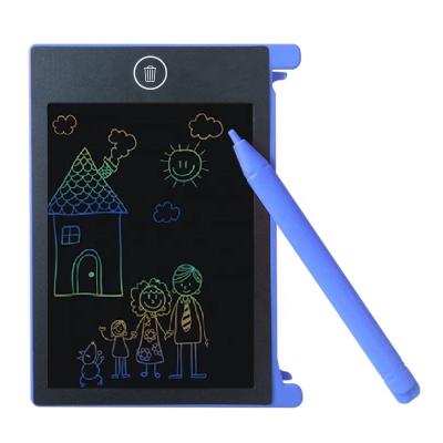 China 4.4 Inch LCD Tablet Self Adhesive Electronic Writing Drawing Board Mini Portable Notedpad for Kids Gift for Children and Advertising for sale