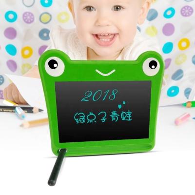 China Hot Selling 5Inch Self Adhesive Mini Rechargeable Frog Writing Board Led Writing Tablet Erasable Writing Board For Kids for sale