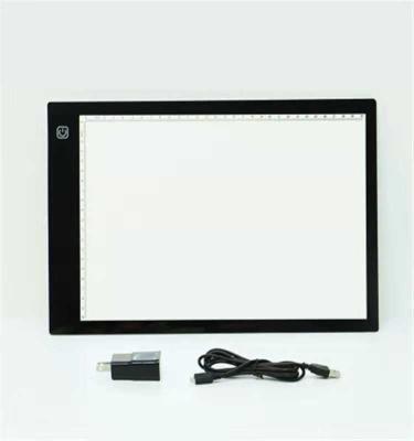 China Drawing in the office& competitive price hot sale home flash A4 portable drawing board led pad light ladder led discovery board for students for sale