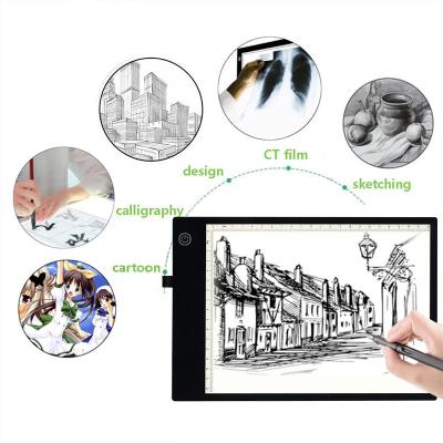 China Drawing in the office& The Portable Light Drawing Plate from the 12inch house led light protection with the discovery panel led by scale pocket and pencil for students for sale