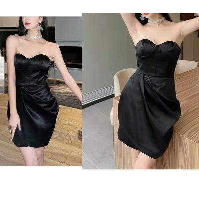 China Anti-static fashionable sexy women's black dress dress for young ladies night club for sale