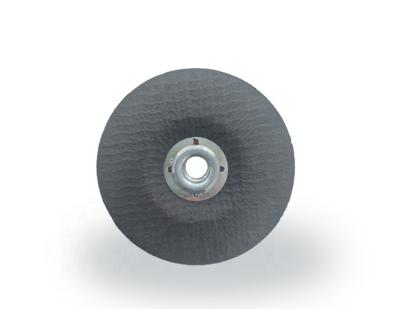 China sharp & BOSDI Durable High Quality Brown Charred Aluminum Oxide Fin Disc / Fin Wheel With Metal Backing Grit 40-120 Height 4