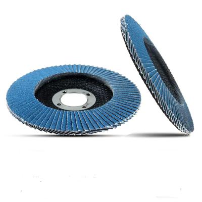 China Sharp And Durable Zirconia Abrasive Grinding Wheel Flap Disc With Wire Hub Holder Flap Wheel Derusting for sale